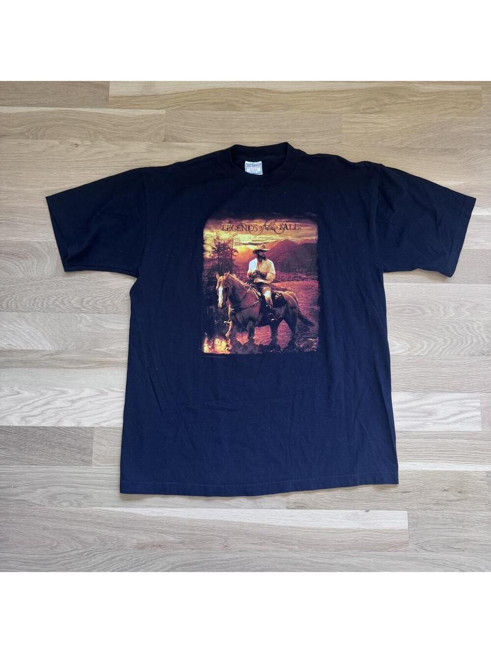 Vintage 1990s Legends of the Fall Movie T-Shirt Brad Pitt Western